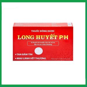 Thuốc Long Huyết P/H Phúc Hưng đặc trị tan bầm tím, mau lành vết thương (2 vỉ x 12 viên)