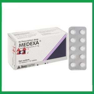 Viên nén Medexa 4mg chống viêm, giảm viêm khớp dạng thấp (10 vỉ x 10 viên)