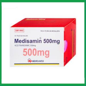 Medisamin 500mg trị và phòng ngừa chảy máu (10 vỉ x 10 viên)