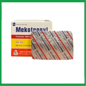 Nhà Thuốc Đa Phúc - Thuốc Mekotropyl 800 trị chóng mặt, rung giật cơ, giảm trí nhớ (Hộp 10 vỉ x 10 viên) 2 Nhà Thuốc Đa Phúc - Mekotropyl 800 1