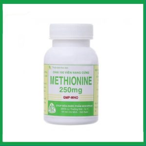 Viên nang cứng Methionine 250mg Mekophar điều trị quá liều paracetamol (100 viên)