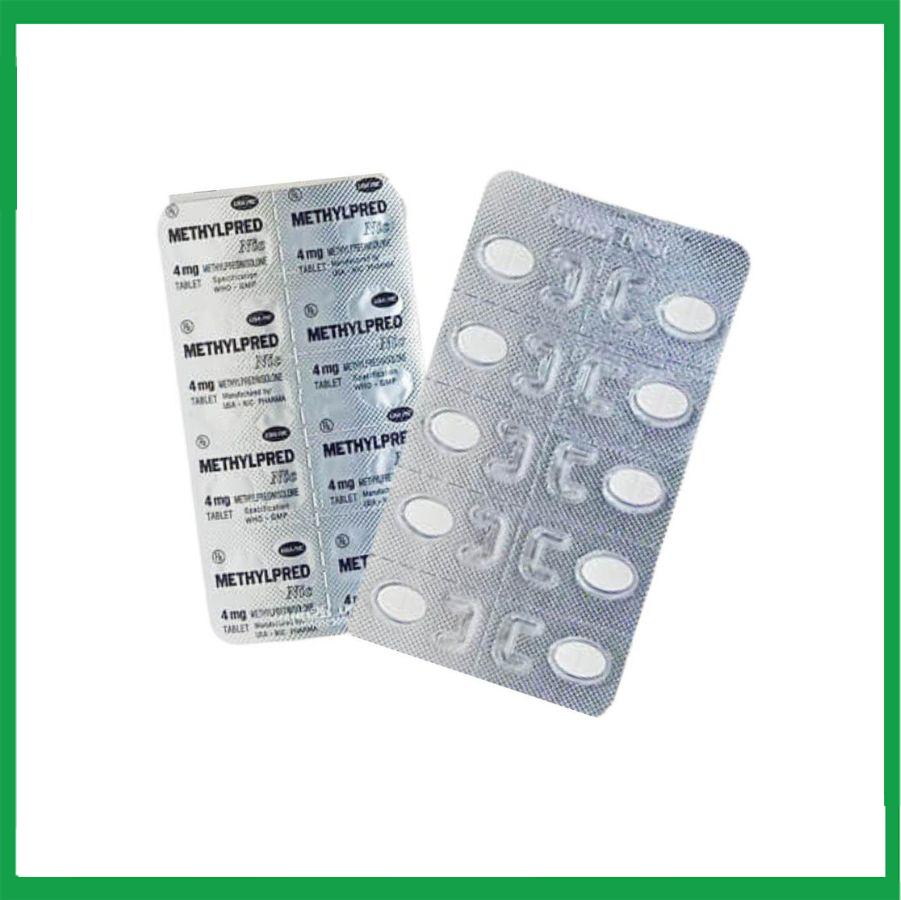 Methylpred-NIC-4mg-1.jpg Nhà Thuốc Đa Phúc - Methylpred NIC 4mg 1