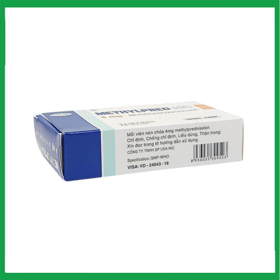 Methylpred-NIC-4mg-2.jpg Nhà Thuốc Đa Phúc - Methylpred NIC 4mg 2
