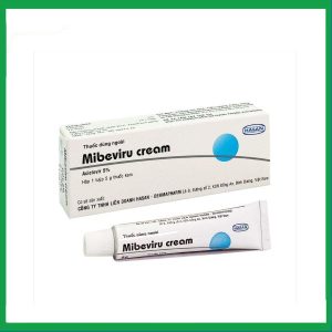 Kem bôi da Mibeviru Cream Hasan điều trị nhiễm Herpes Simplex (5g)