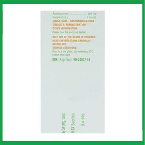 Nhà Thuốc Đa Phúc - Bột uống Mitux 200mg DHG làm loãng chất nhầy đường hô hấp 3 Nhà Thuốc Đa Phúc - Mitux 200mg1