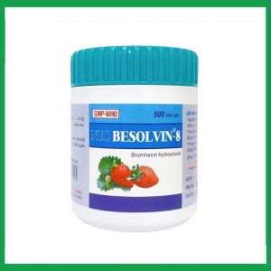 Thuốc NIC Besolvin 8mg long đờm, trị ho (Lọ 500 viên)