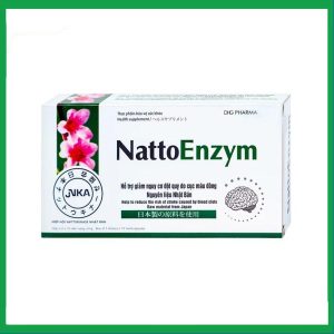 Viên uống NattoEnzym DHG hỗ trợ hoạt huyết, tăng tuần hoàn máu (3 vỉ x 10 viên)