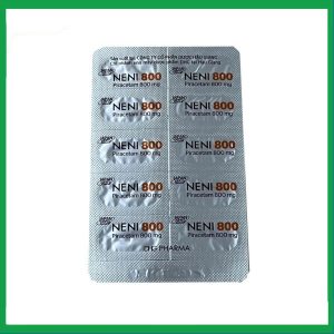 Nhà Thuốc Đa Phúc - Viên nén Neni 800 điều trị triệu chứng chóng mặt, nhức đầu, mê sảng nặng (3 vỉ x 10 viên) 2 Nhà Thuốc Đa Phúc - Neni 800mgForte