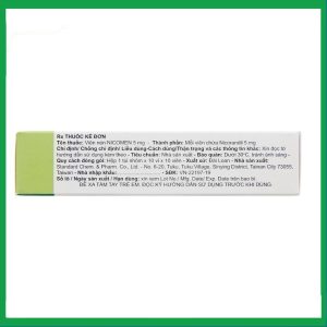 Nhà Thuốc Đa Phúc - Nicomen Tablets 5mg trị đau thắt ngực (10 vỉ x 10 viên) 1 Nhà Thuốc Đa Phúc - Nicomen 5mg 2