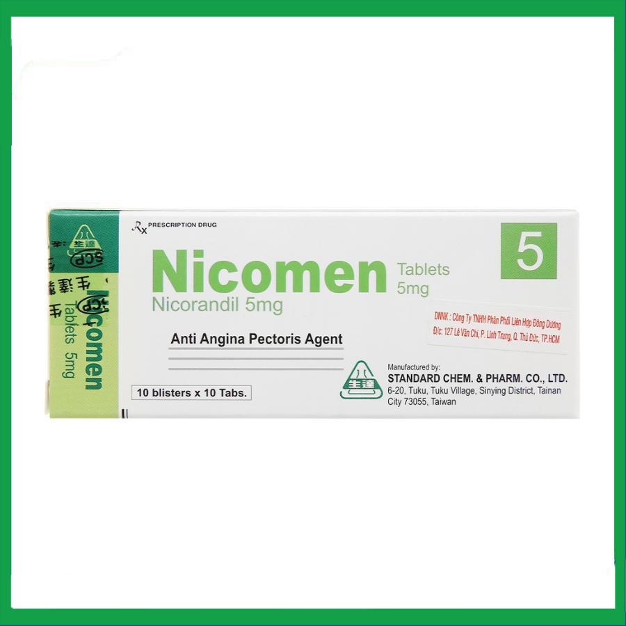 Nicomen-5mg.jpg Nhà Thuốc Đa Phúc - Nicomen 5mg