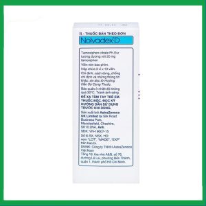 Nhà Thuốc Đa Phúc - Thuốc Nolvadex-D 20mg AstraZeneca điều trị ung thư vú (3 vỉ x 10 viên) 2 Nhà Thuốc Đa Phúc - Nolvadex D 3
