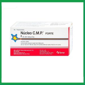 Viên nang cứng Núcleo C.M.P Forte Ferrer điều trị bệnh lý thần kinh ngoại biên (6 vỉ x 5 viên)