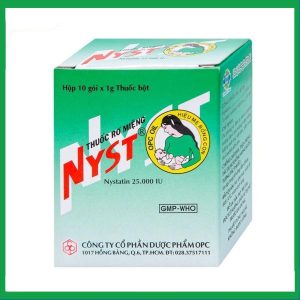 Thuốc rơ miệng Nyst 25.000IU OPC dự phòng và điều trị bệnh Candida miệng (10 gói)