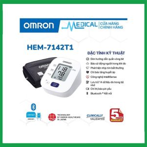 Nhà Thuốc Đa Phúc - Máy đo huyết áp bắp tay tự động Omron HEM 7142T1 cho kết quả chính xác, nhanh chóng 1 Nhà Thuốc Đa Phúc - Omron bap tay HEM 7142T1 3