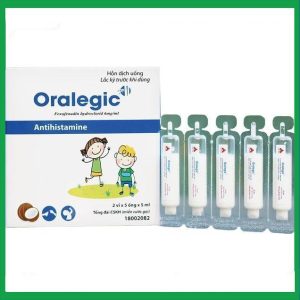 Hỗn dịch uống Oralegic điều trị viêm mũi dị ứng theo mùa (2 vỉ x 5 ống x 5ml)