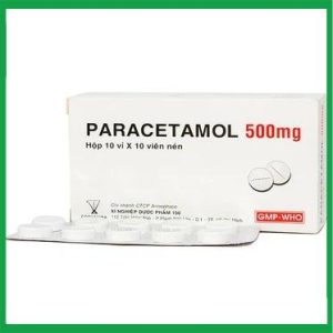 Thuốc Paracetamol 500mg Armephaco giảm đau, hạ sốt