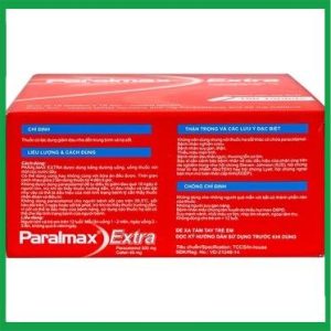 Nhà Thuốc Đa Phúc - Viên nén Paralmax Extra 500mg/65mg Boston giảm, hạ sốt 2 Nhà Thuốc Đa Phúc - Paralmax Extra3
