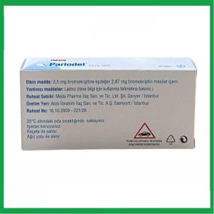 Nhà Thuốc Đa Phúc - Thuốc Parlodel Meda (2,5mg) - Điều trị bệnh nhân tăng Prolactin 1 Nhà Thuốc Đa Phúc - Parlodel 3