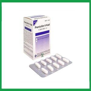 Thuốc Penicilin V Kali 1.000.000 I.U Vidipha điều trị và dự phòng các chứng nhiễm khuẩn (10 vỉ x 10 viên)