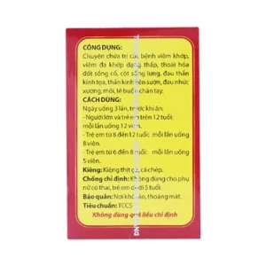 Nhà Thuốc Đa Phúc - Thuốc Phong Tê Thấp Bà Giằng điều trị viêm, đau xương khớp (250 viên) 2 Nhà Thuốc Đa Phúc - Phong Te Thap Ba Giang 1