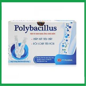Men tiêu hoá Polybacillus Trường Thọ hỗ trợ đường ruột khoẻ mạnh hộp 15 ống x 10ml