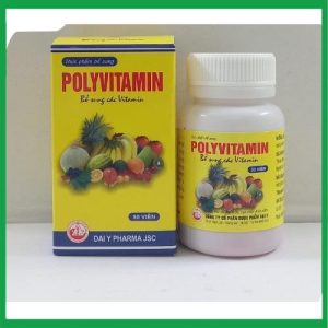 Poly vitamin (lọ 50v) bổ sung vitamin và khoáng chất cho cơ thể