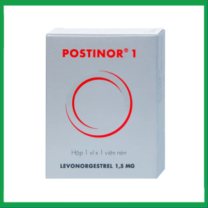 Thuốc Postinor 1 Gedeon dùng tránh thai khẩn cấp trong vòng 72 giờ sau giao hợp (1 viên)