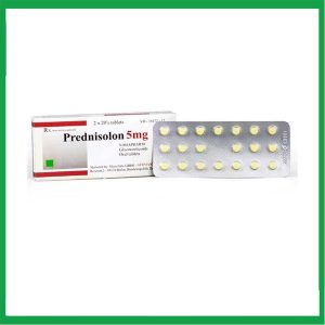 Nhà Thuốc Đa Phúc - Thuốc Prednisolone 5mg Nam Hà chống viêm, chống dị ứng và ức chế miễn dịch (Hộp 2 vỉ x 20 viên) 2 Nhà Thuốc Đa Phúc - Prednisolon 5mg Nam Ha 1 1