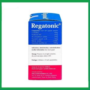 Nhà Thuốc Đa Phúc - Thuốc Regatonic hỗ trợ điều trị bệnh lý cận thị, quáng gà, mỏi mắt, giảm thị lực (6 vỉ x 10 viên) 1 Nhà Thuốc Đa Phúc - Regatonic 2