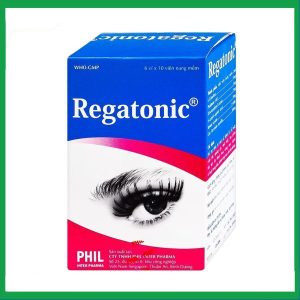 Thuốc Regatonic hỗ trợ điều trị bệnh lý cận thị, quáng gà, mỏi mắt, giảm thị lực (6 vỉ x 10 viên)
