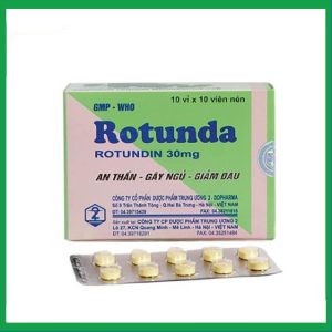 Thuốc Rotunda 30mg điều trị mất ngủ (10 vỉ x 10 viên)
