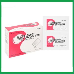 Bột pha hỗn dịch uống Rovas 0.75M DHG điều trị nhiễm khuẩn hô hấp, da (24 gói x 3g)