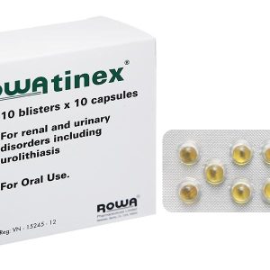 Thuốc Rowatinex Rowa điều trị bệnh sỏi niệu, sỏi thận (10 vỉ x 10 viên)