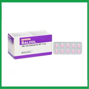 Nhà Thuốc Đa Phúc - Thuốc Salzol 4mg Windlas Biotech điều trị các chứng hen suyễn, khó thở liên tục (10 vỉ x 10 viên) 3 Nhà Thuốc Đa Phúc - Salzol1
