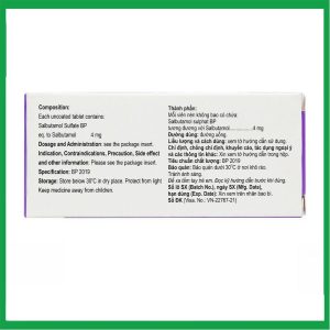 Nhà Thuốc Đa Phúc - Thuốc Salzol 4mg Windlas Biotech điều trị các chứng hen suyễn, khó thở liên tục (10 vỉ x 10 viên) 2 Nhà Thuốc Đa Phúc - Salzol2