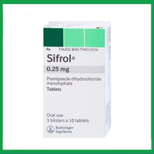 Thuốc Sifrol 0.25mg điều trị bệnh parkinson (3 vỉ x 10 viên)