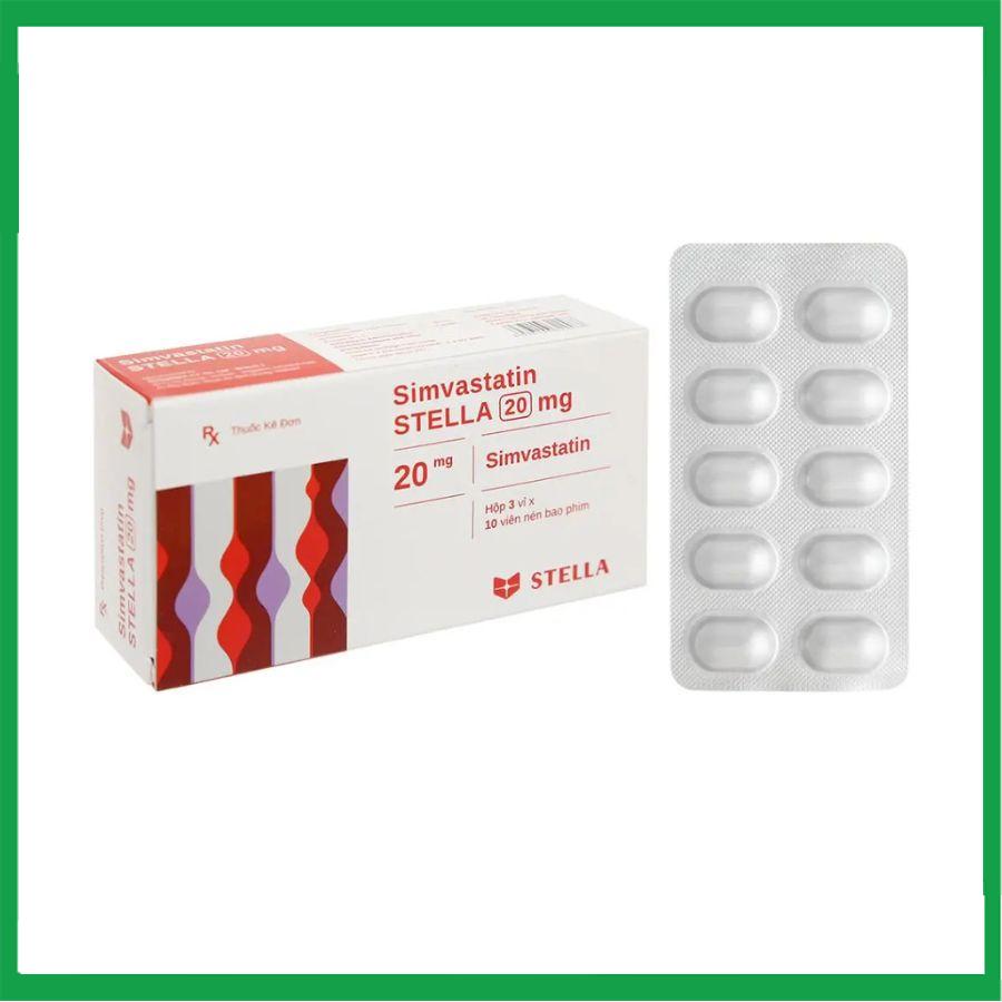 Simvastatin-20-mg-Stella2.jpg Nhà Thuốc Đa Phúc - Simvastatin 20 mg Stella2