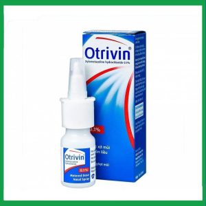 Thuốc xịt mũi Otrivin 0.1% GSK điều trị nghẹt mũi, sung huyết mũi