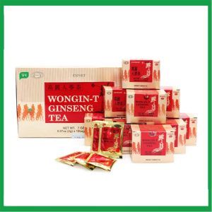 Trà Nhân Sâm Hàn Quốc Wongin T Ginseng Tea (10 hộp x 10 góix 2g)