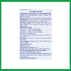 Nhà Thuốc Đa Phúc - Dung dịch LineaBon K2+D3 ErgoPharm hỗ trợ bổ sung Vitamin (10ml) 2 Nhà Thuốc Đa Phúc - Smart pharma 100