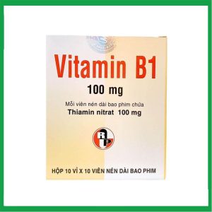 Thuốc bổ sung Vitamin B1 100mg (Mediplantex) hộp 10 vỉ x 10 viên