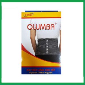 Đai thắt lưng Olumba Orbe Size L màu ghi dự phòng tổn thương cột sống