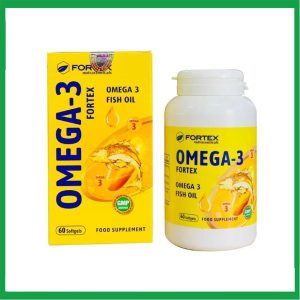 Viên uống dầu cá Omega - 3 Fortex xuất xứ Bulgaria