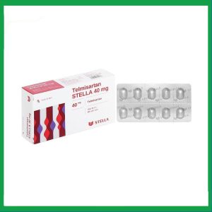 Thuốc Telmisartan Stella 40mg điều trị tăng huyết áp, phòng ngừa tim mạch (3 vỉ x 10 viên)