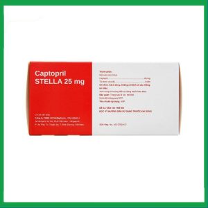 Nhà Thuốc Đa Phúc - Thuốc Captopril STELLA 25 mg điều trị tăng huyết áp, suy tim sung huyết, nhồi máu cơ tim (10 vỉ x 10 viên) 1 Nhà Thuốc Đa Phúc - Smart pharma 2024 11 26T162714.847