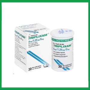 Thuốc Triplixam 5mg/1.25mg/5mg Servier điều trị tăng huyết áp (30 viên)