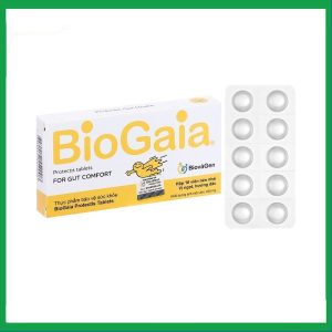 Men vi sinh BioGaia Protectis Tablets bổ sung lợi khuẩn cho đường tiêu hóa (10 viên)