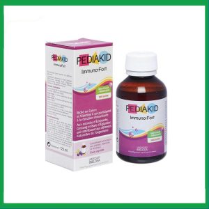 Siro Pediakid Immuno-Fort hỗ trợ tăng đề kháng, giúp bảo vệ sức khỏe (125ml)