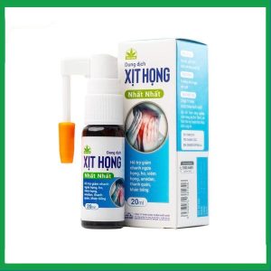 Dung dịch Xịt Họng Nhất Nhất hỗ trợ giảm ngứa họng, ho, viêm họng (20ml)