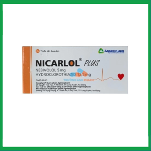 Nhà Thuốc Đa Phúc - Viên nén Nicarlol Plus 5mg/12,5mg Agimexpharm điều trị tăng huyết áp (3 vỉ x 10 viên) 1 Nhà Thuốc Đa Phúc - Smart pharma 2024 11 29T192510.832